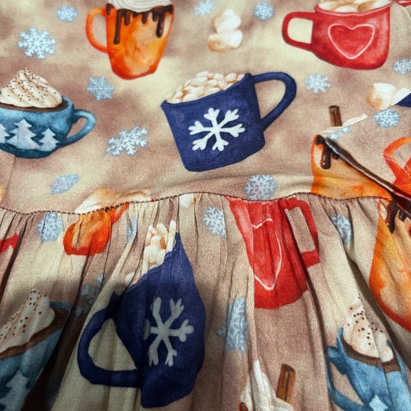 Hanlyn 3T bamboo warm drink twirl dress - Picture 2 of 4